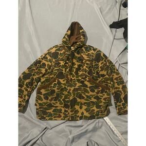 Vintage Weather Shield Camo Field Coat Jacket